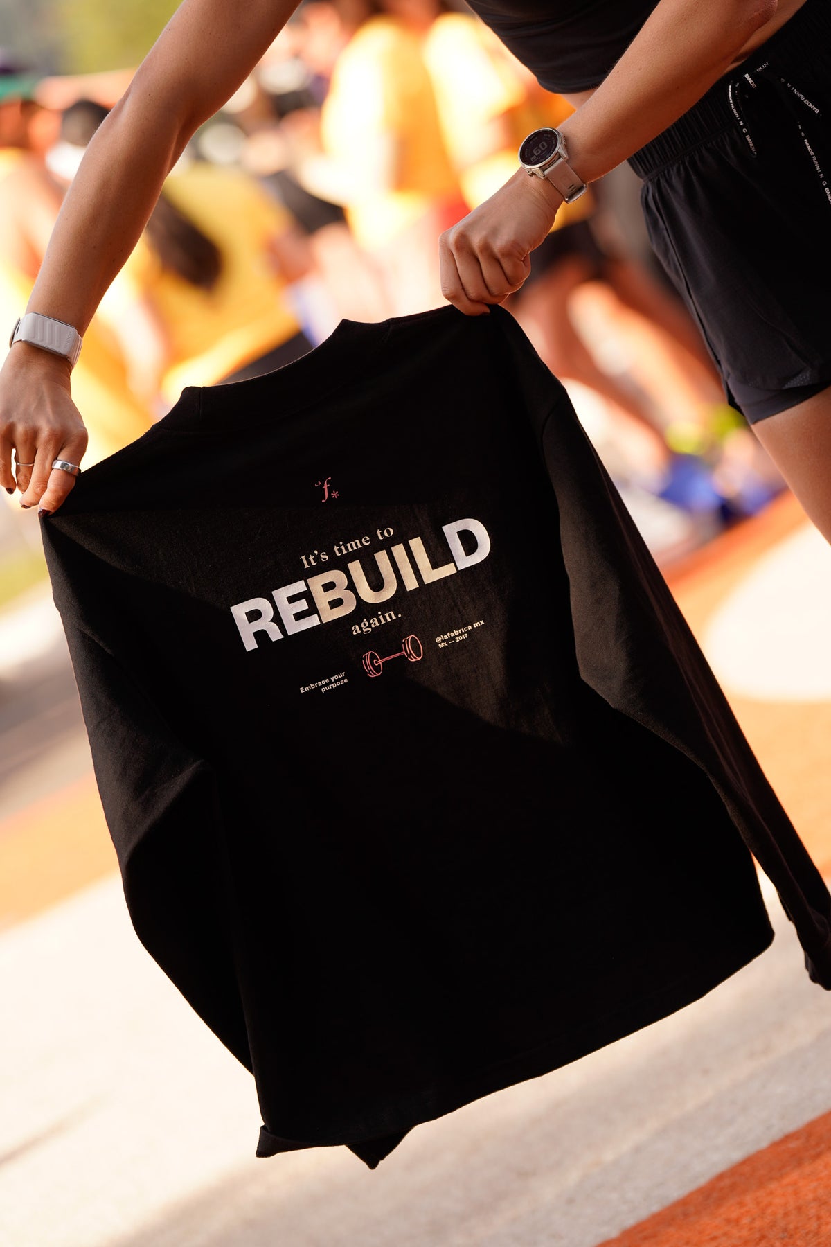 Playera manga larga 'Purpose'